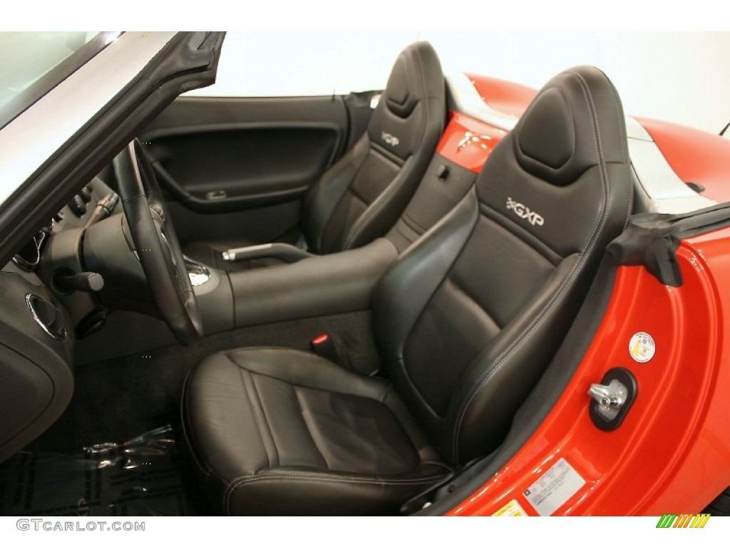 Ebony Interior 2008 Pontiac Solstice GXP Roadster Photo #51994362