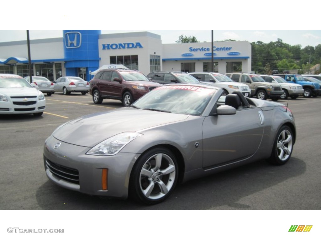 2008 350Z Touring Roadster - Carbon Silver / Charcoal photo #1