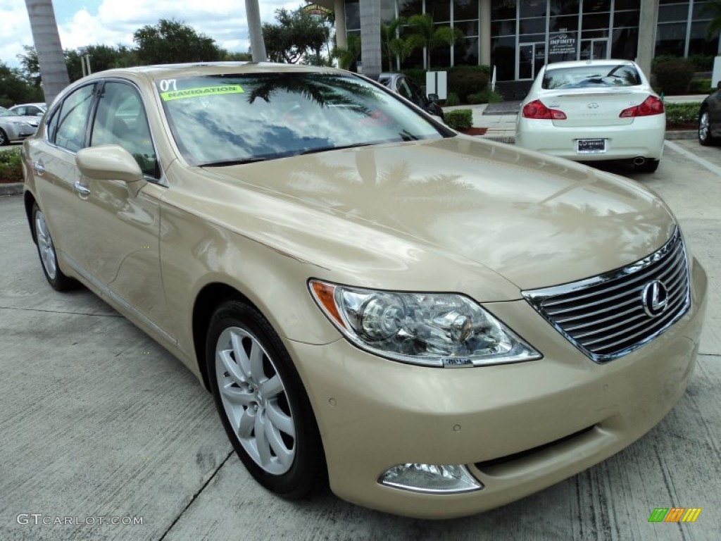 2007 LS 460 - Golden Almond Metallic / Cashmere photo #2