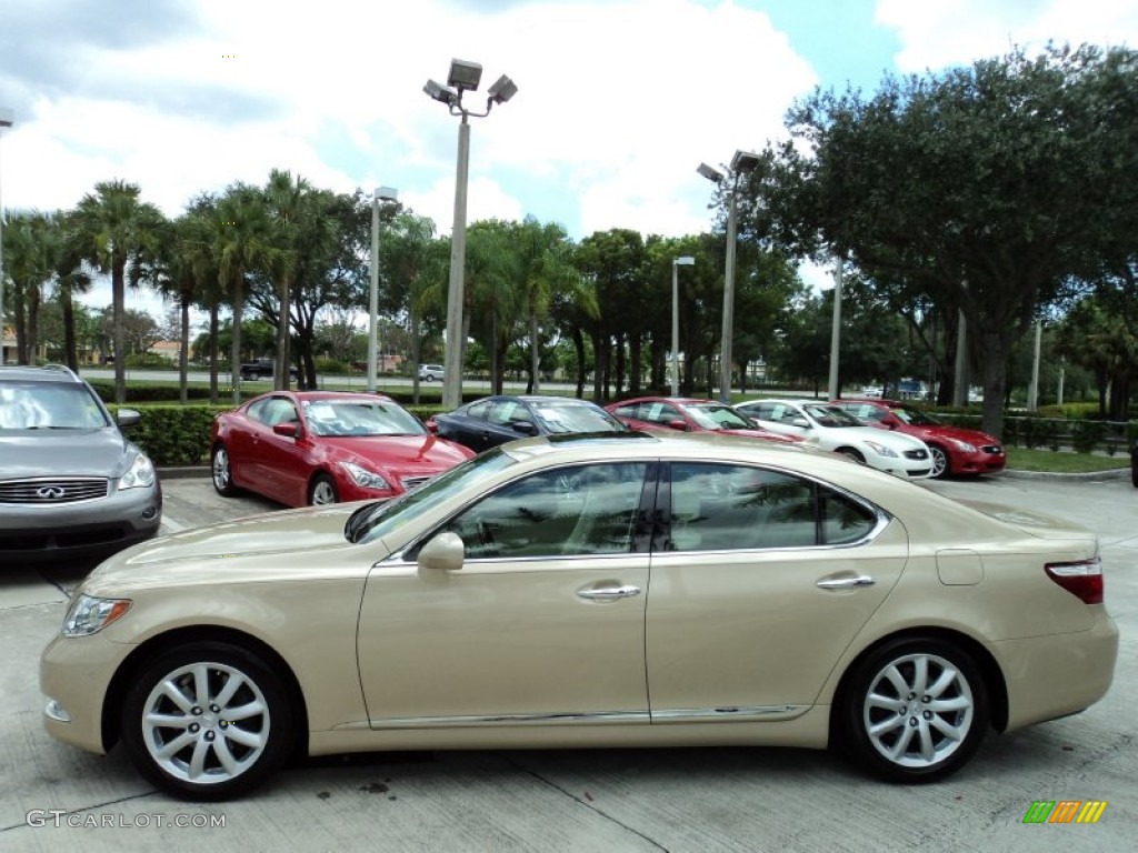 2007 LS 460 - Golden Almond Metallic / Cashmere photo #9