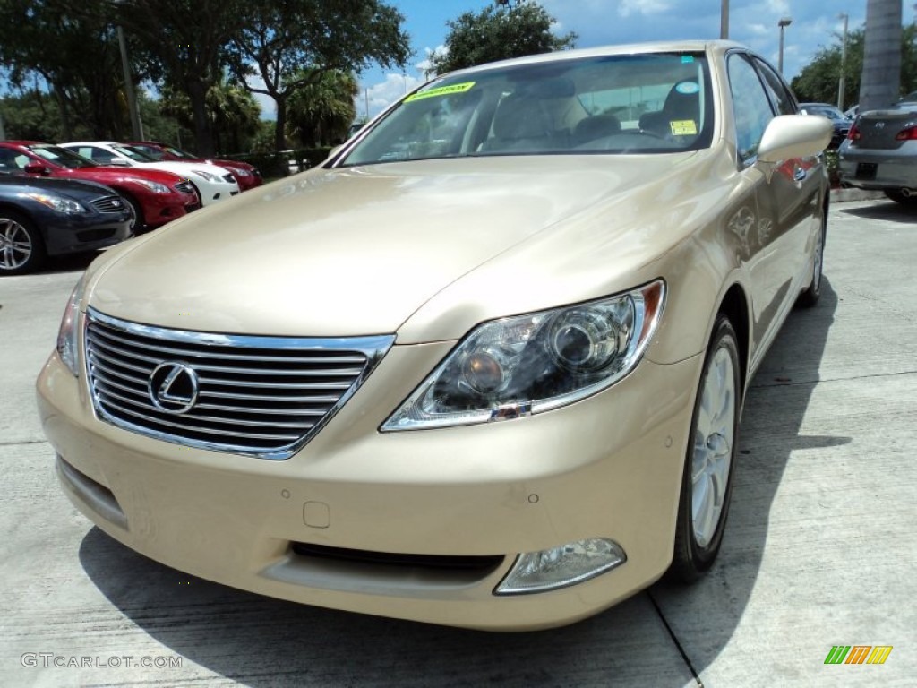 2007 LS 460 - Golden Almond Metallic / Cashmere photo #13