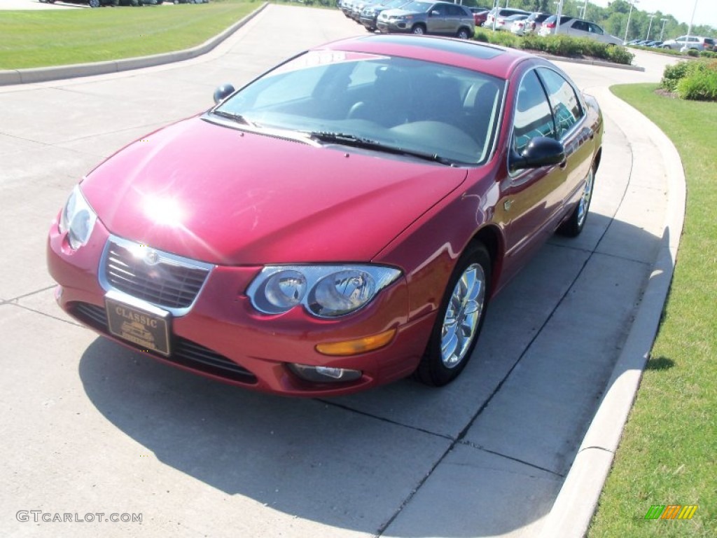 2004 300 M Sedan - Inferno Red / Dark Slate Gray photo #3