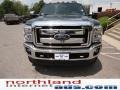 2011 Forest Green Metallic Ford F250 Super Duty Lariat SuperCab 4x4  photo #3