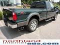 2011 Forest Green Metallic Ford F250 Super Duty Lariat SuperCab 4x4  photo #7