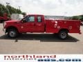 Vermillion Red - F350 Super Duty XL SuperCab 4x4 Chassis Commercial Photo No. 5