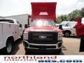 Vermillion Red - F350 Super Duty XL Regular Cab 4x4 Chassis Dump Truck Photo No. 7