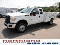 Oxford White - F350 Super Duty XL SuperCab 4x4 Chassis Commercial Photo No. 4