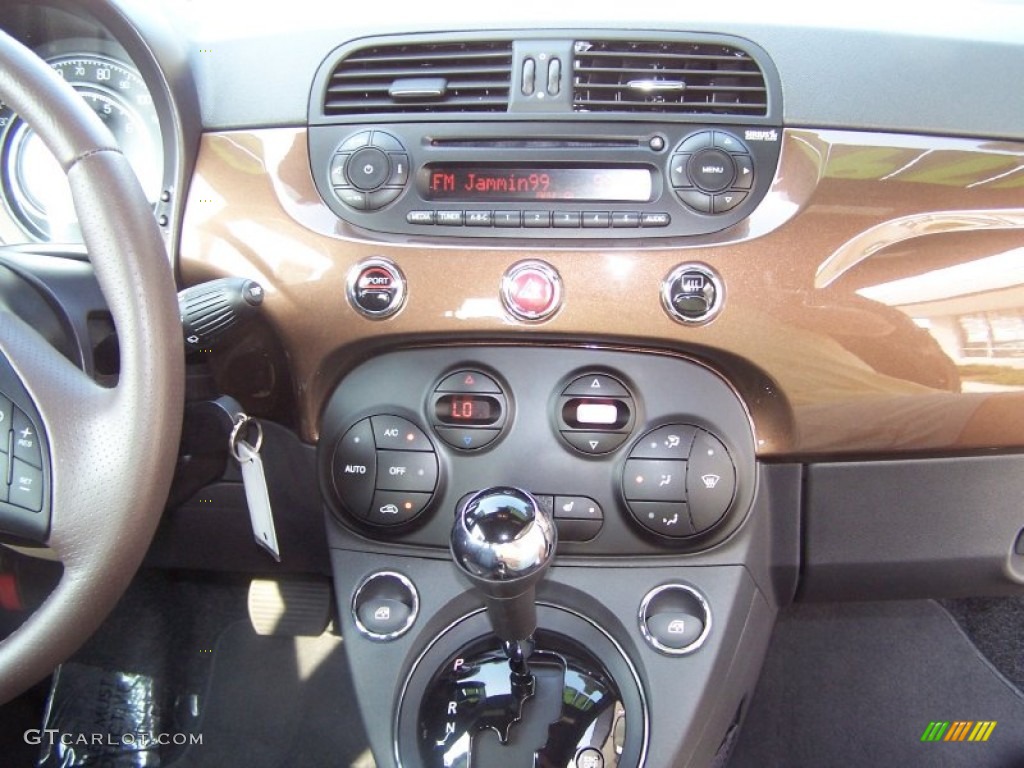 2012 Fiat 500 Sport Controls Photo #51999819