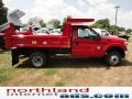 Vermillion Red 2011 Ford F350 Super Duty XL Regular Cab 4x4 Chassis Dump Truck