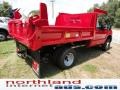 Vermillion Red - F350 Super Duty XL Regular Cab 4x4 Chassis Dump Truck Photo No. 8