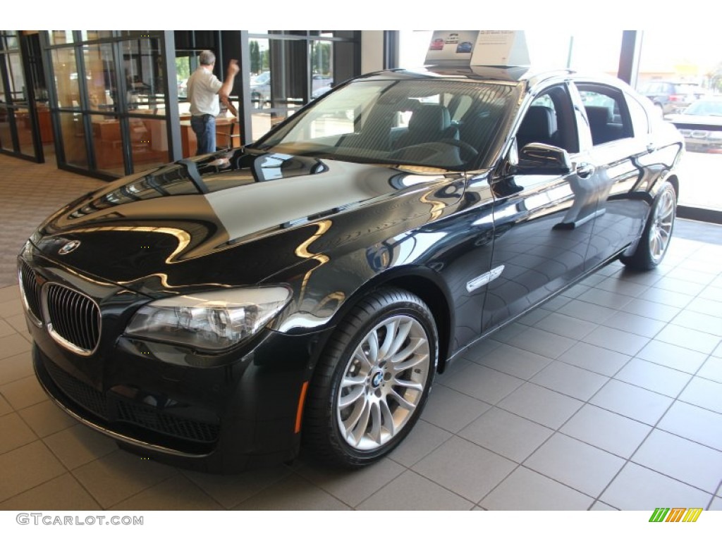 2012 7 Series 750Li xDrive Sedan - Black Sapphire Metallic / Black photo #1
