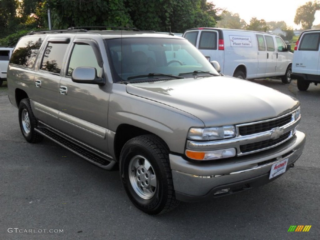 2003 Suburban 1500 LT 4x4 - Light Pewter Metallic / Gray/Dark Charcoal photo #5
