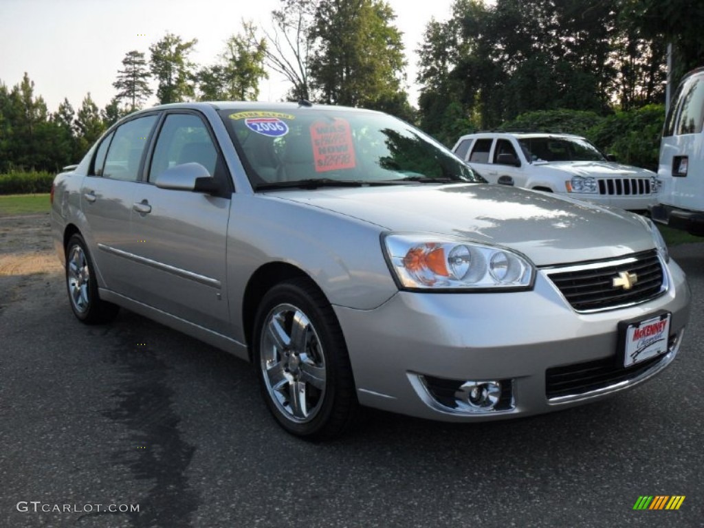 2006 Malibu LTZ Sedan - Silverstone Metallic / Titanium Gray photo #5