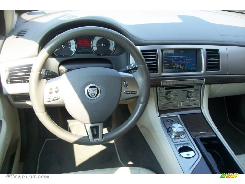 2009 XF Supercharged - Porcelain White / Ivory/Oyster photo #11