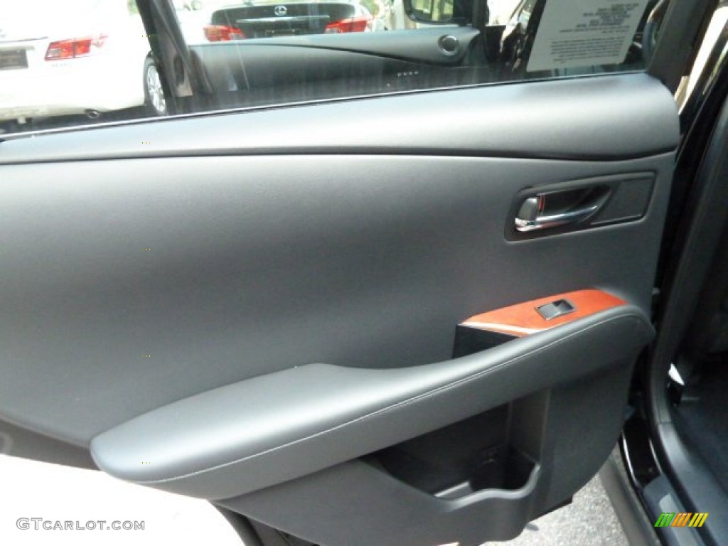 2011 Lexus RX 450h AWD Hybrid Black Door Panel Photo #52001211