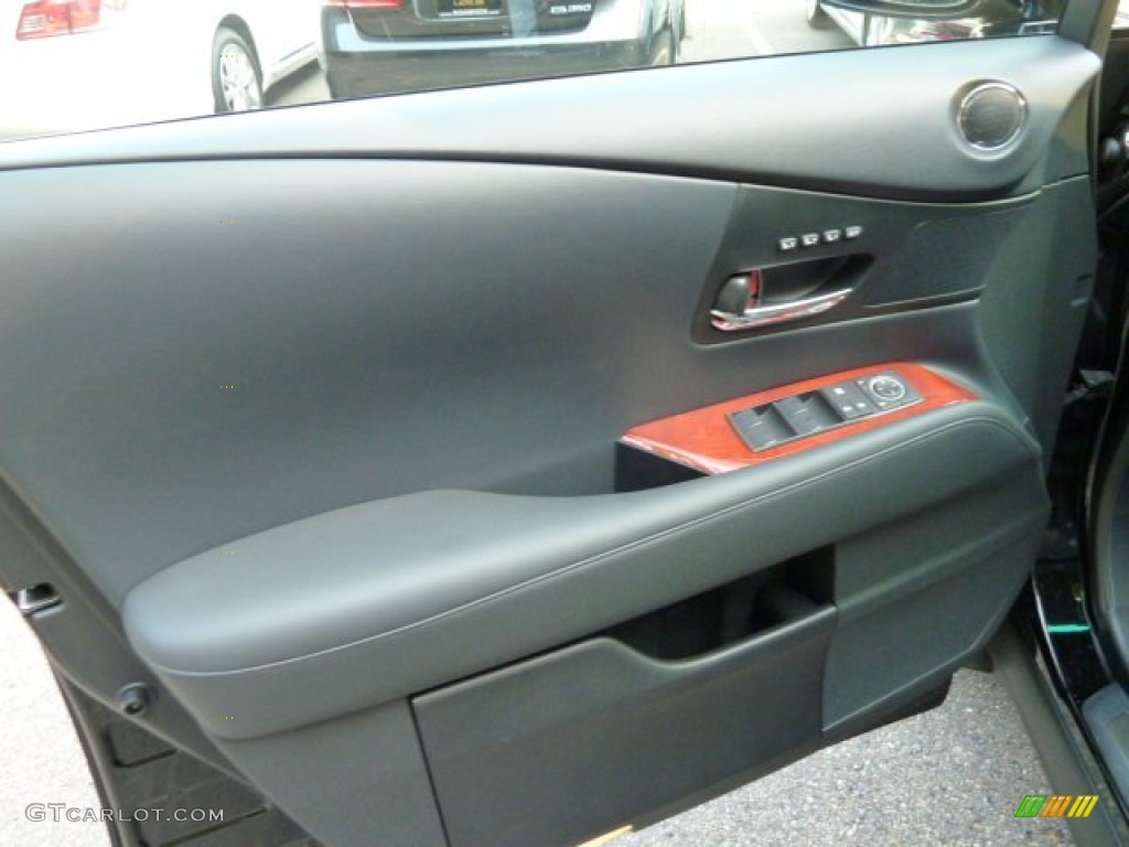 2011 Lexus RX 450h AWD Hybrid Black Door Panel Photo #52001226