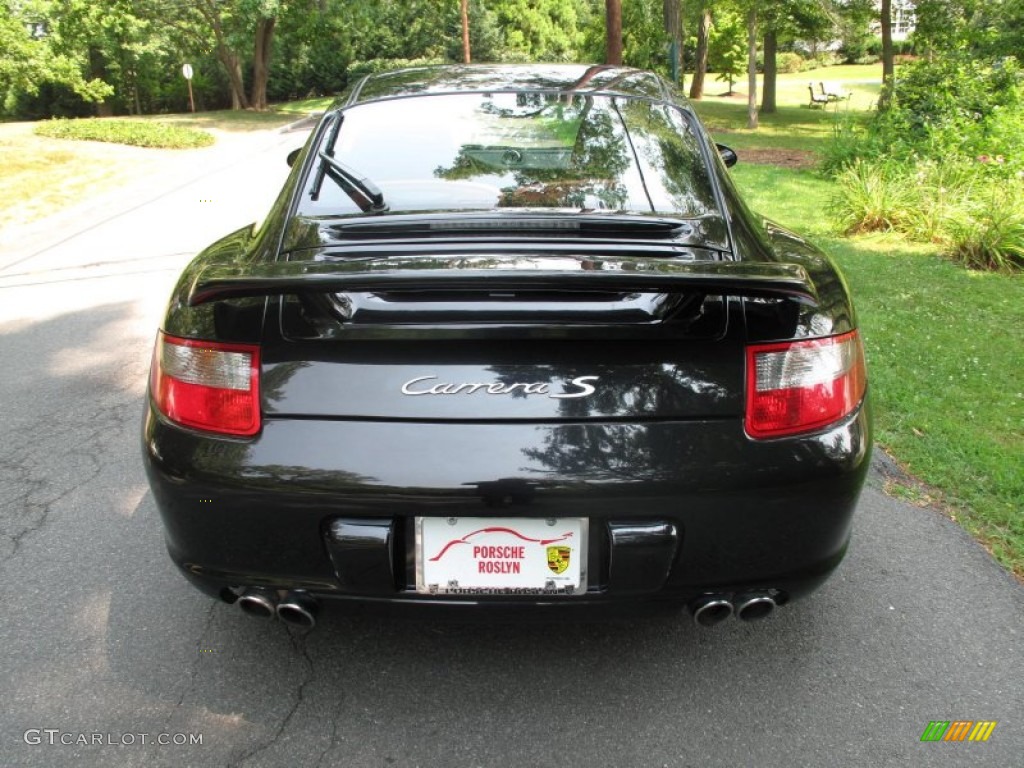 2008 911 Carrera S Coupe - Basalt Black Metallic / Black/Terracotta photo #5