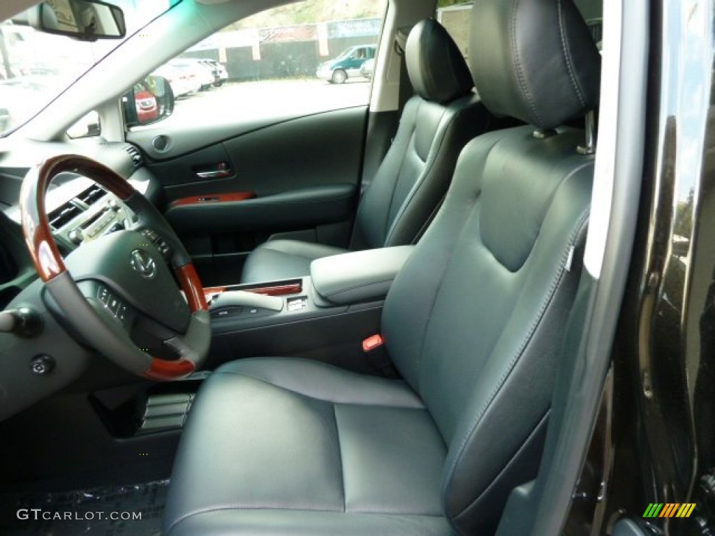 Black Interior 2011 Lexus RX 350 AWD Photo #52001448