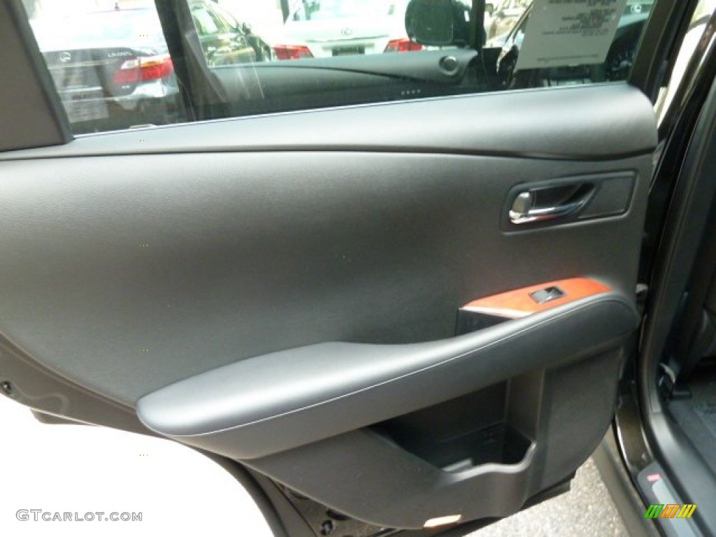 2011 Lexus RX 350 AWD Black Door Panel Photo #52001490