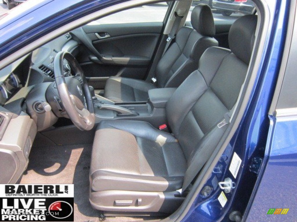 2009 TSX Sedan - Vortex Blue Pearl / Ebony photo #10