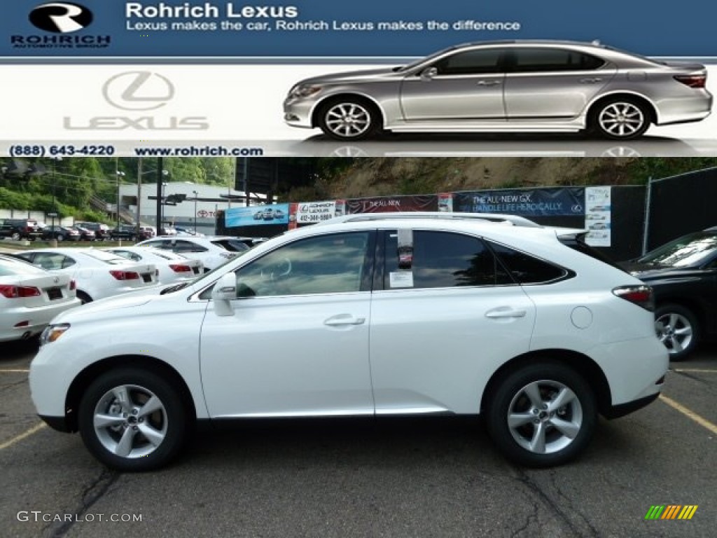 2011 RX 350 AWD - Starfire White Pearl / Parchment photo #1