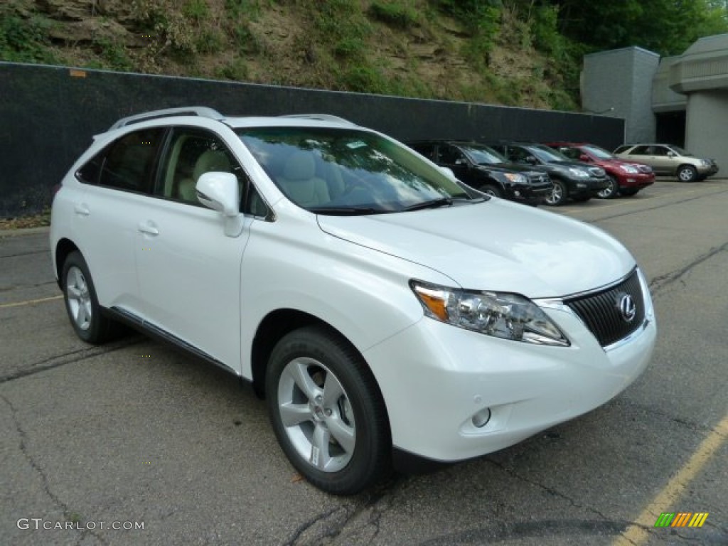 Starfire White Pearl 2011 Lexus RX 350 AWD Exterior Photo #52001952