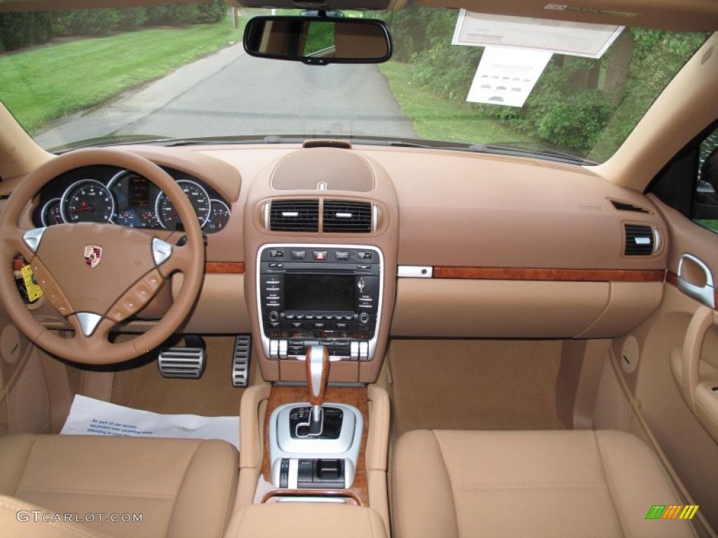 2009 Porsche Cayenne S Havanna/Sand Beige Dashboard Photo #52001994