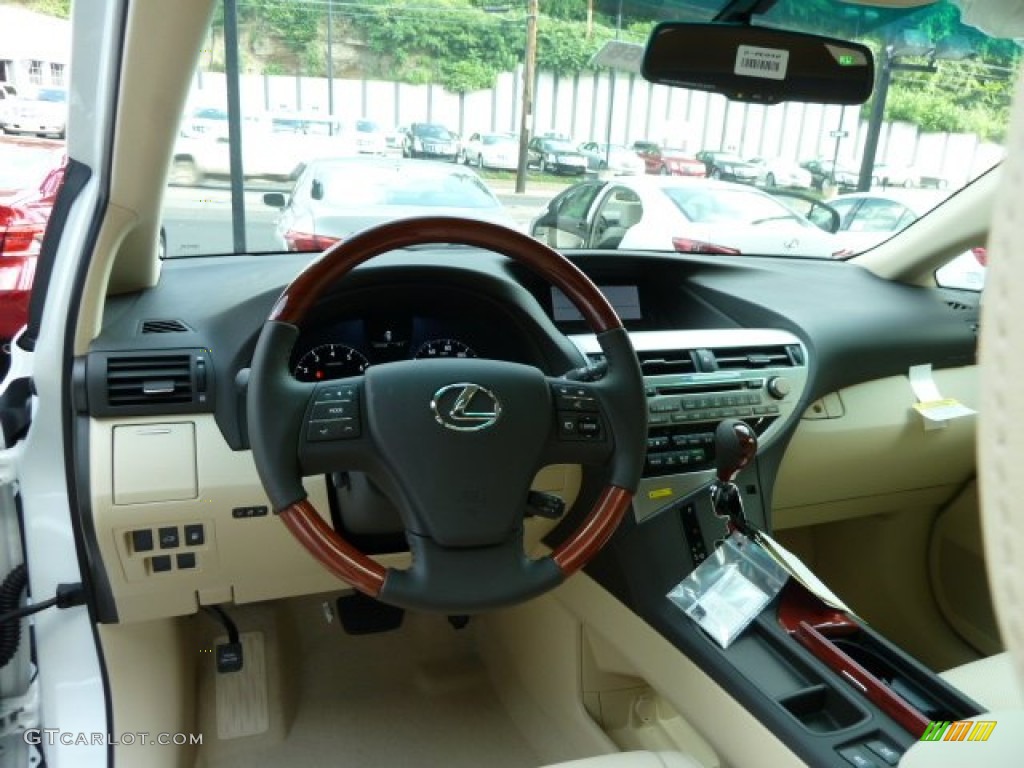 2011 Lexus RX 350 AWD Parchment Dashboard Photo #52002039