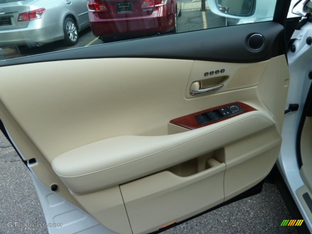 2011 Lexus RX 350 AWD Parchment Door Panel Photo #52002069