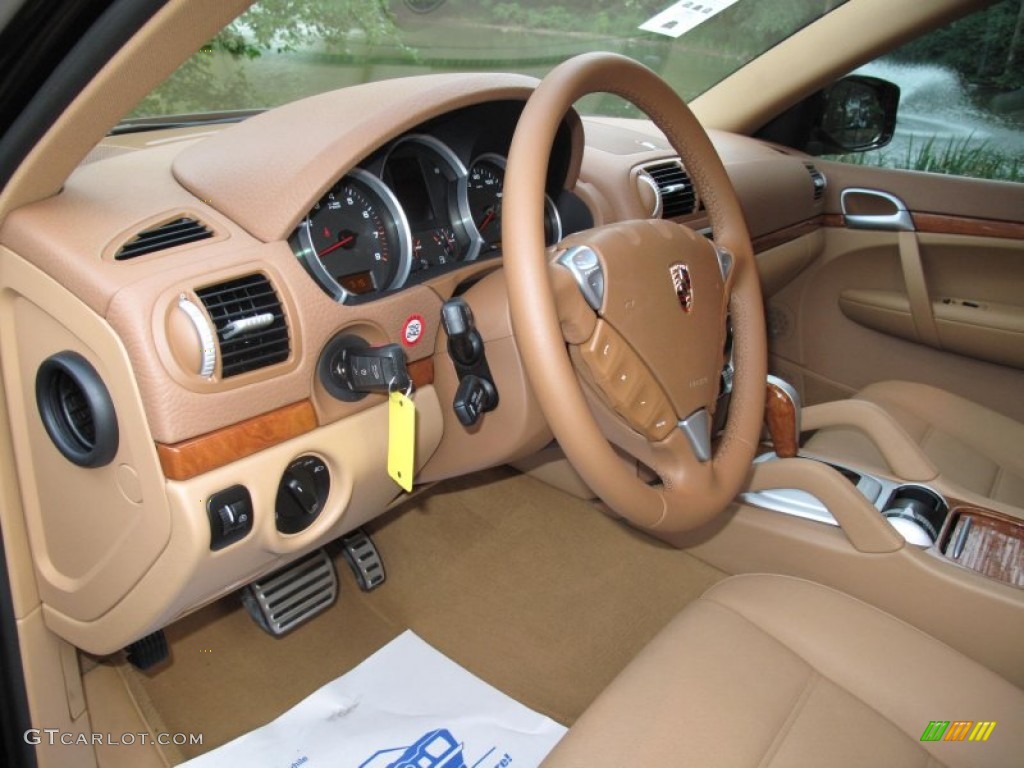 Havanna/Sand Beige Interior 2009 Porsche Cayenne S Photo #52002087