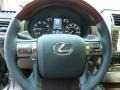 2011 Lexus GX Sepia/Auburn Bubinga Interior Steering Wheel Photo