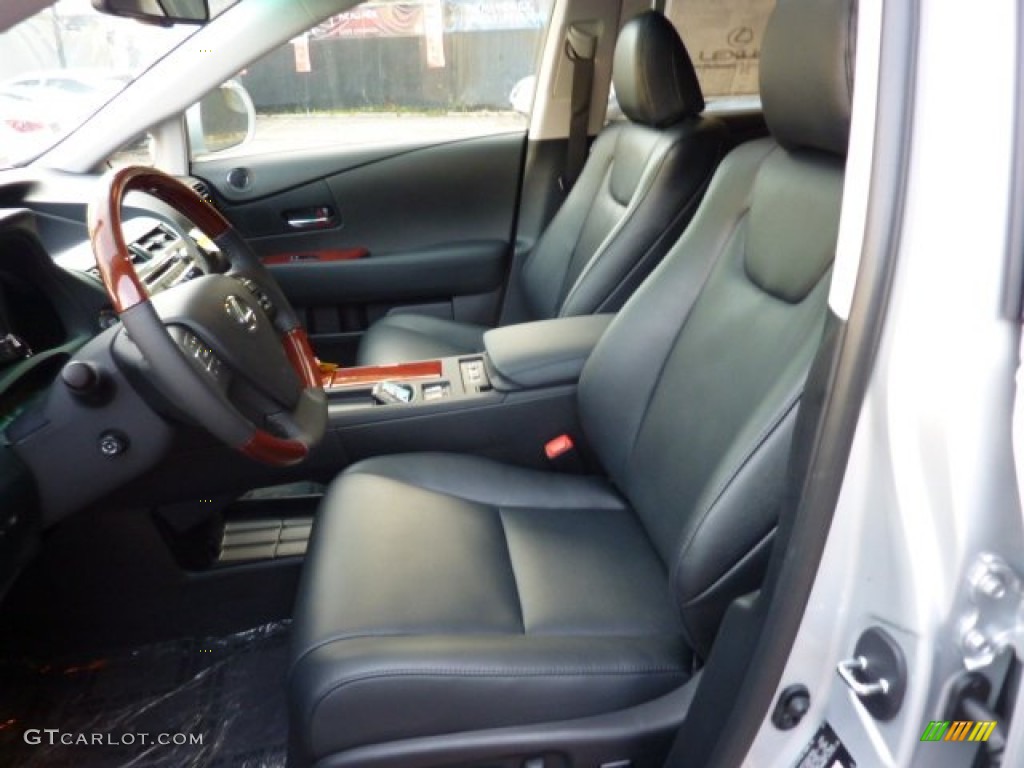 Black Interior 2011 Lexus RX 350 AWD Photo #52002867