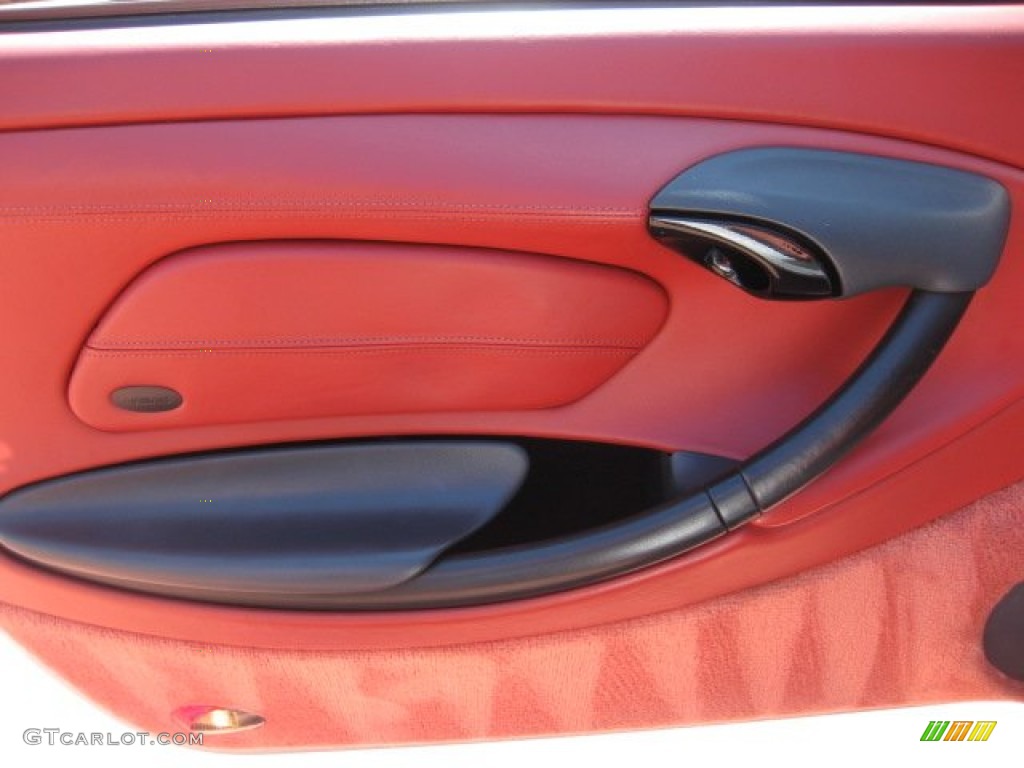 1998 Porsche Boxster Standard Boxster Model Boxster Red Door Panel Photo #52002931