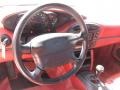 1998 Porsche Boxster Boxster Red Interior Steering Wheel Photo