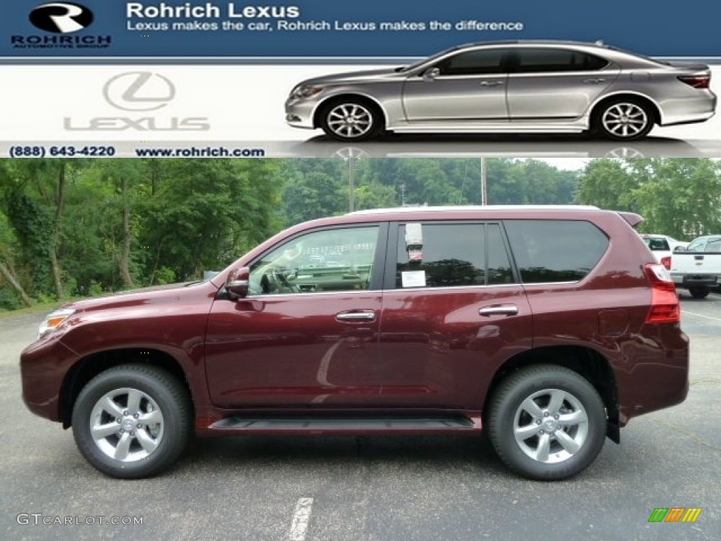 2011 GX 460 - Claret Red Pearl / Ecru/Auburn Bubinga photo #1