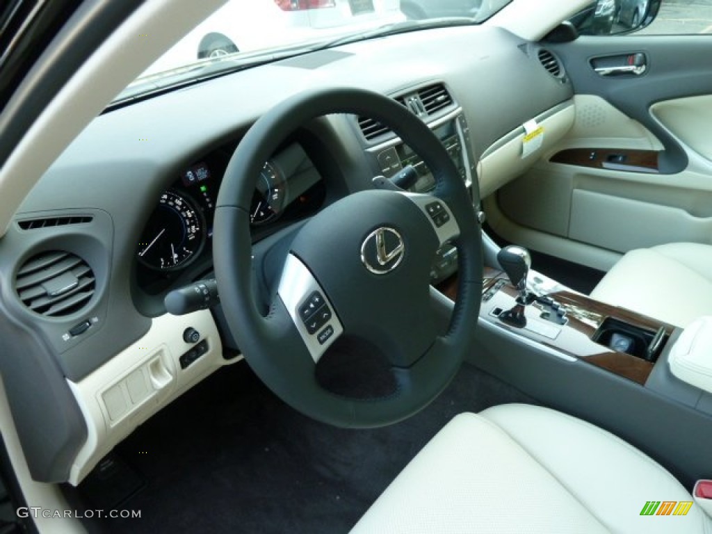 Ecru Interior 2011 Lexus IS 250 AWD Photo #52003530