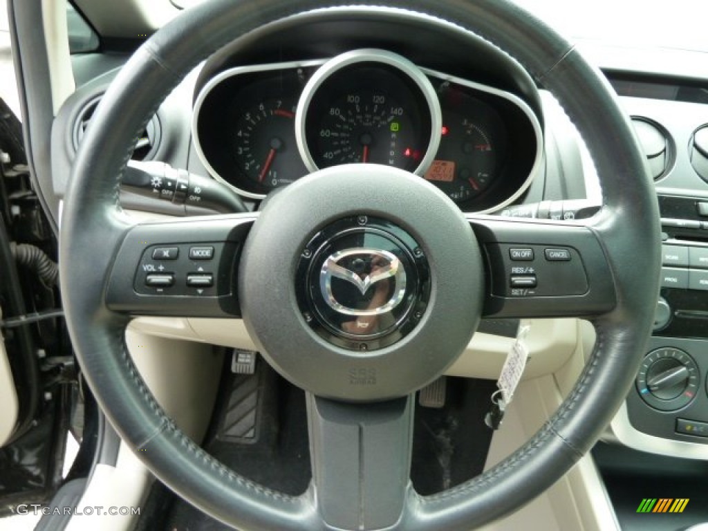 2007 CX-7 Grand Touring - Brilliant Black / Sand photo #17