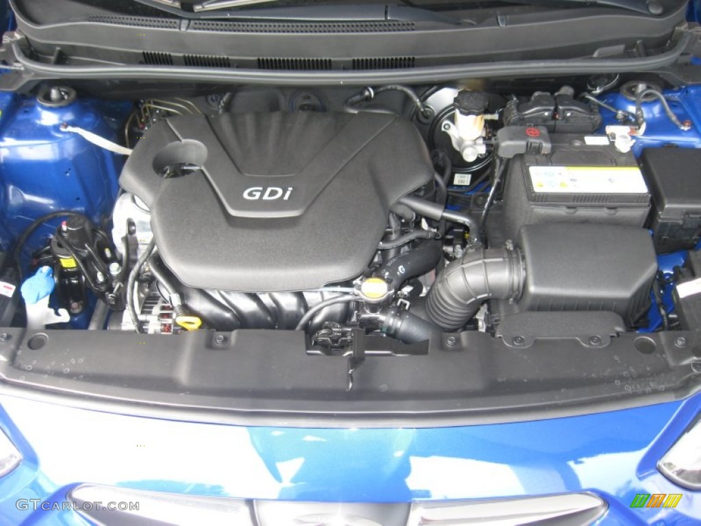2012 Hyundai Accent GLS 4 Door 1.6 Liter GDI DOHC 16-Valve D-CVVT 4 Cylinder Engine Photo #52004799