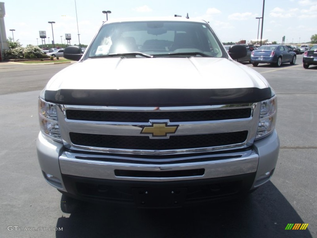 2011 Silverado 1500 LT Crew Cab 4x4 - Sheer Silver Metallic / Light Titanium/Ebony photo #2