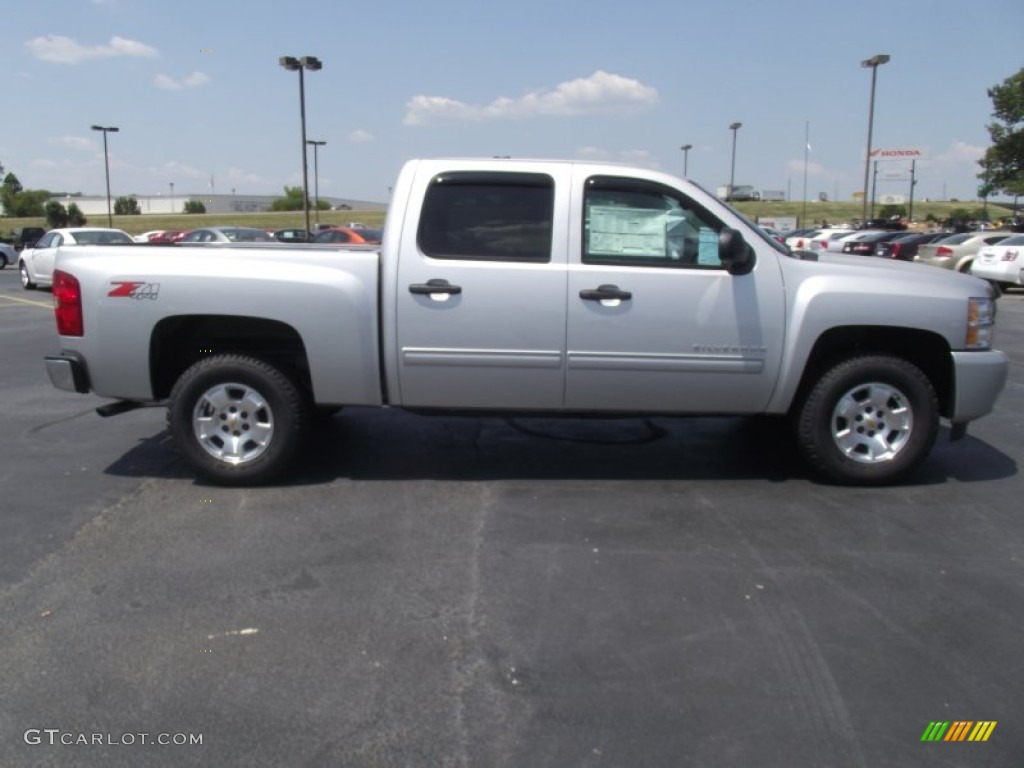 2011 Silverado 1500 LT Crew Cab 4x4 - Sheer Silver Metallic / Light Titanium/Ebony photo #4