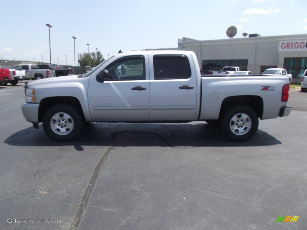 2011 Silverado 1500 LT Crew Cab 4x4 - Sheer Silver Metallic / Light Titanium/Ebony photo #8