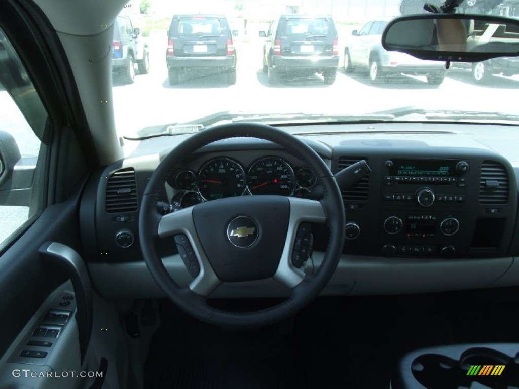 2011 Silverado 1500 LT Crew Cab 4x4 - Sheer Silver Metallic / Light Titanium/Ebony photo #9