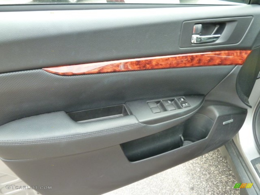 2010 Subaru Outback 2.5i Limited Wagon Off Black Door Panel Photo #52005252
