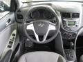 Gray 2012 Hyundai Accent GLS 4 Door Dashboard