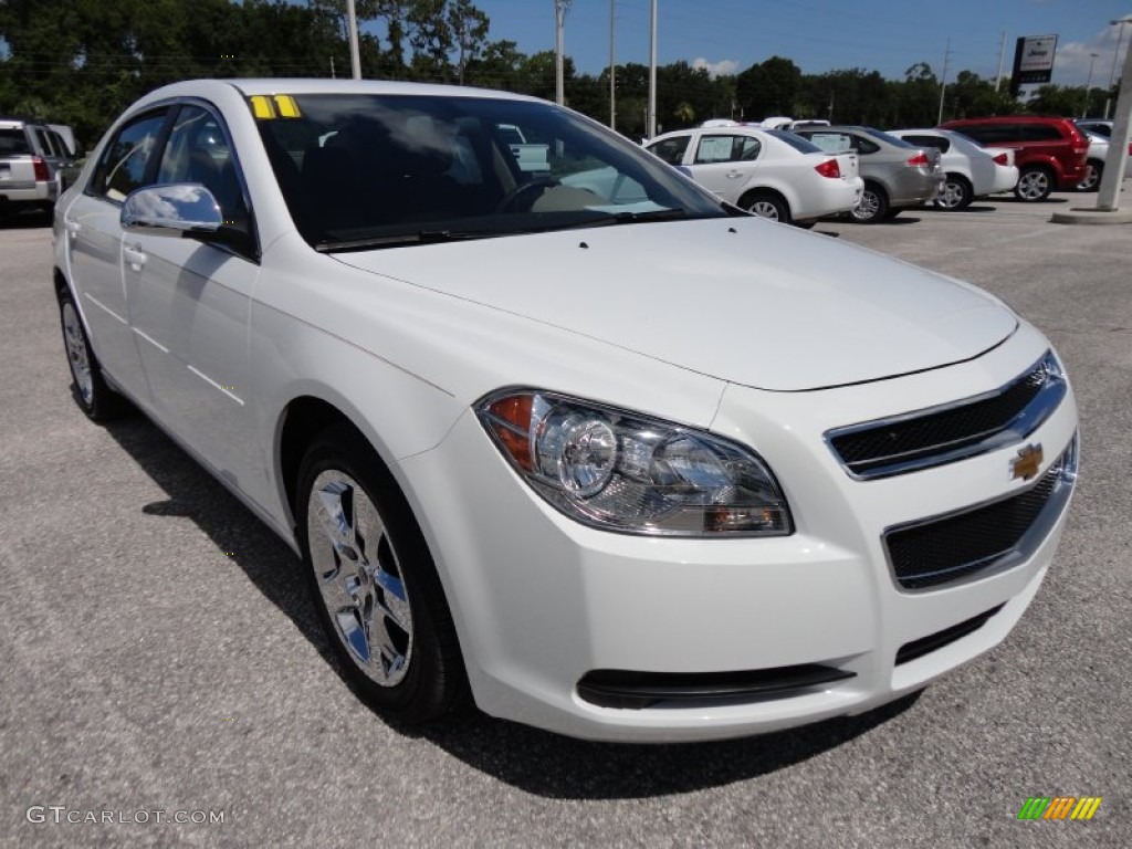 Summit White 2011 Chevrolet Malibu LS Exterior Photo #52005741