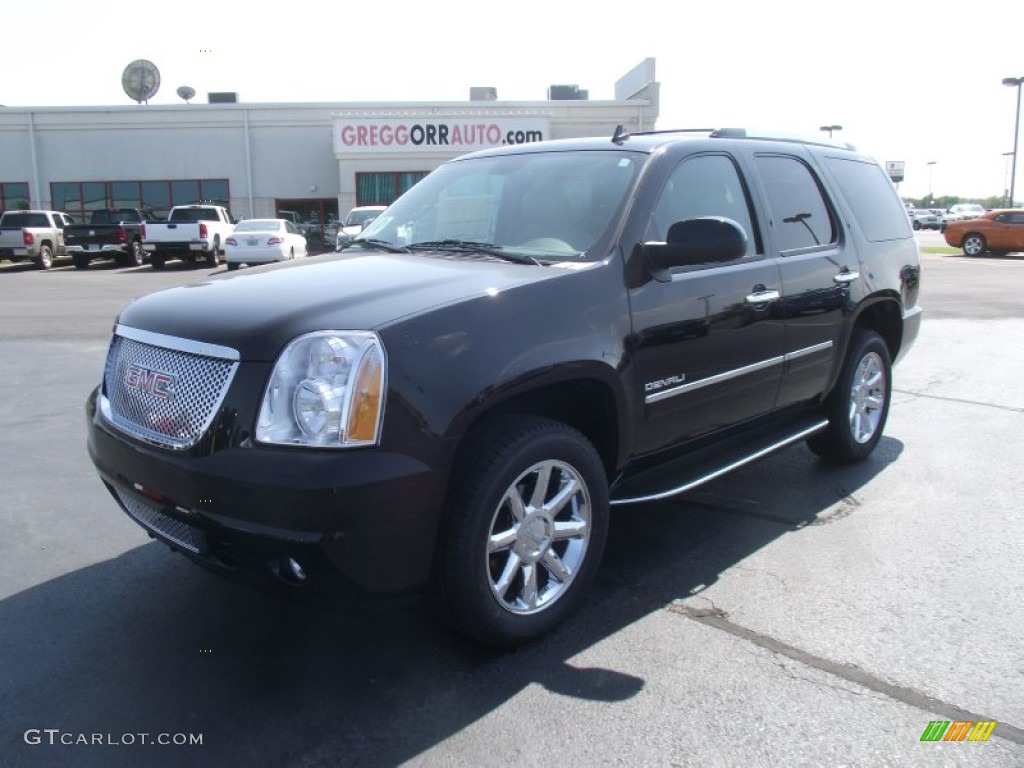 2011 Yukon Denali AWD - Onyx Black / Cocoa/Light Cashmere photo #1