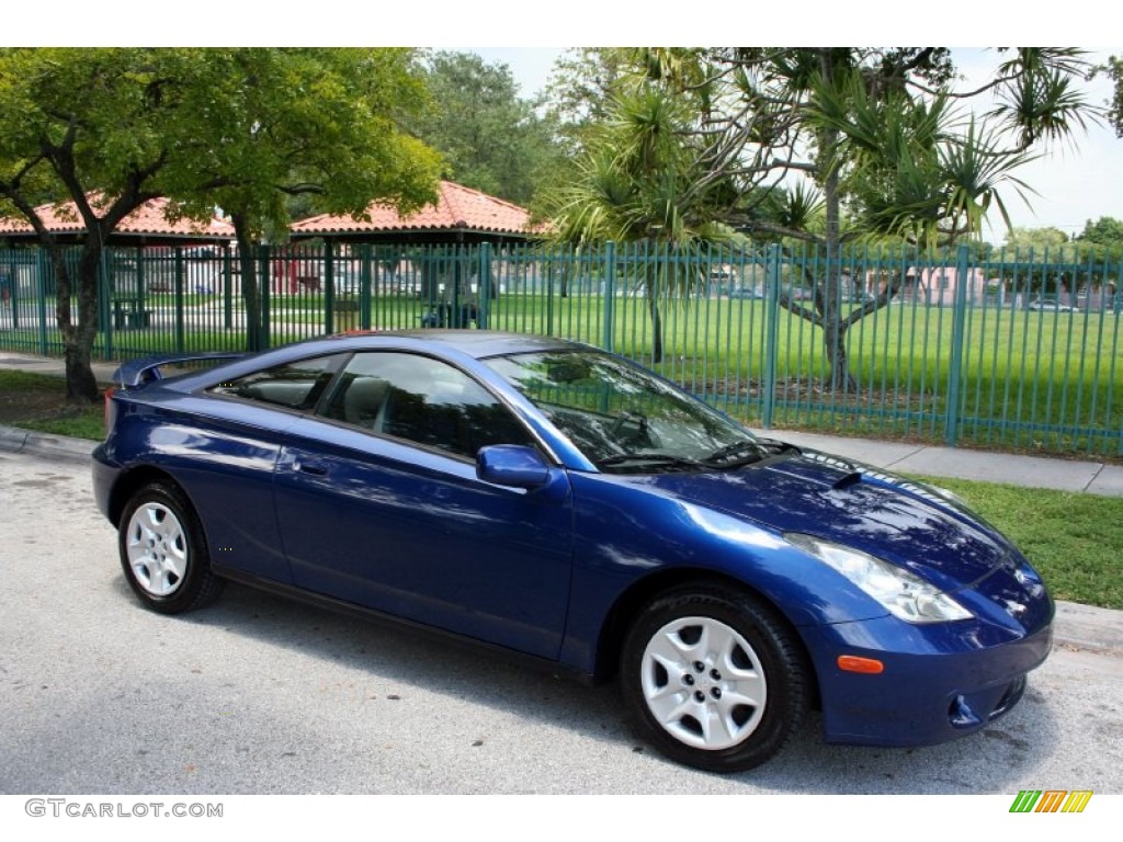 Spectra Blue Mica 2001 Toyota Celica GT Exterior Photo #52006443