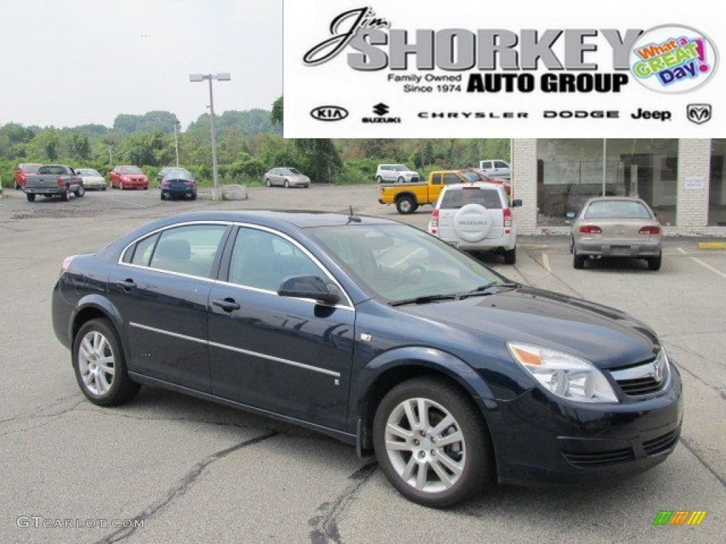 2007 Aura XE - Midnight Blue Metallic / Tan photo #1