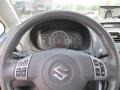 2009 Suzuki SX4 Black Interior Steering Wheel Photo