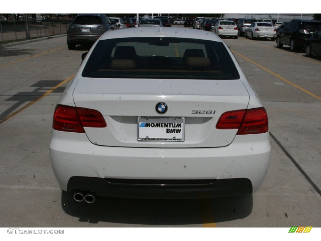 2011 3 Series 328i Coupe - Alpine White / Saddle Brown Dakota Leather photo #8